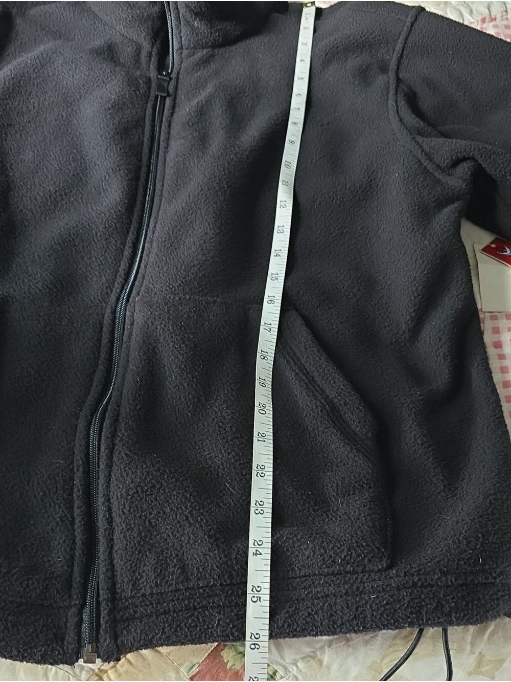 Men's Reel Legends Sportsman's Zip Front  Mock Neck Black Fleece Jacket M, NWT - Picture 12 of 14
